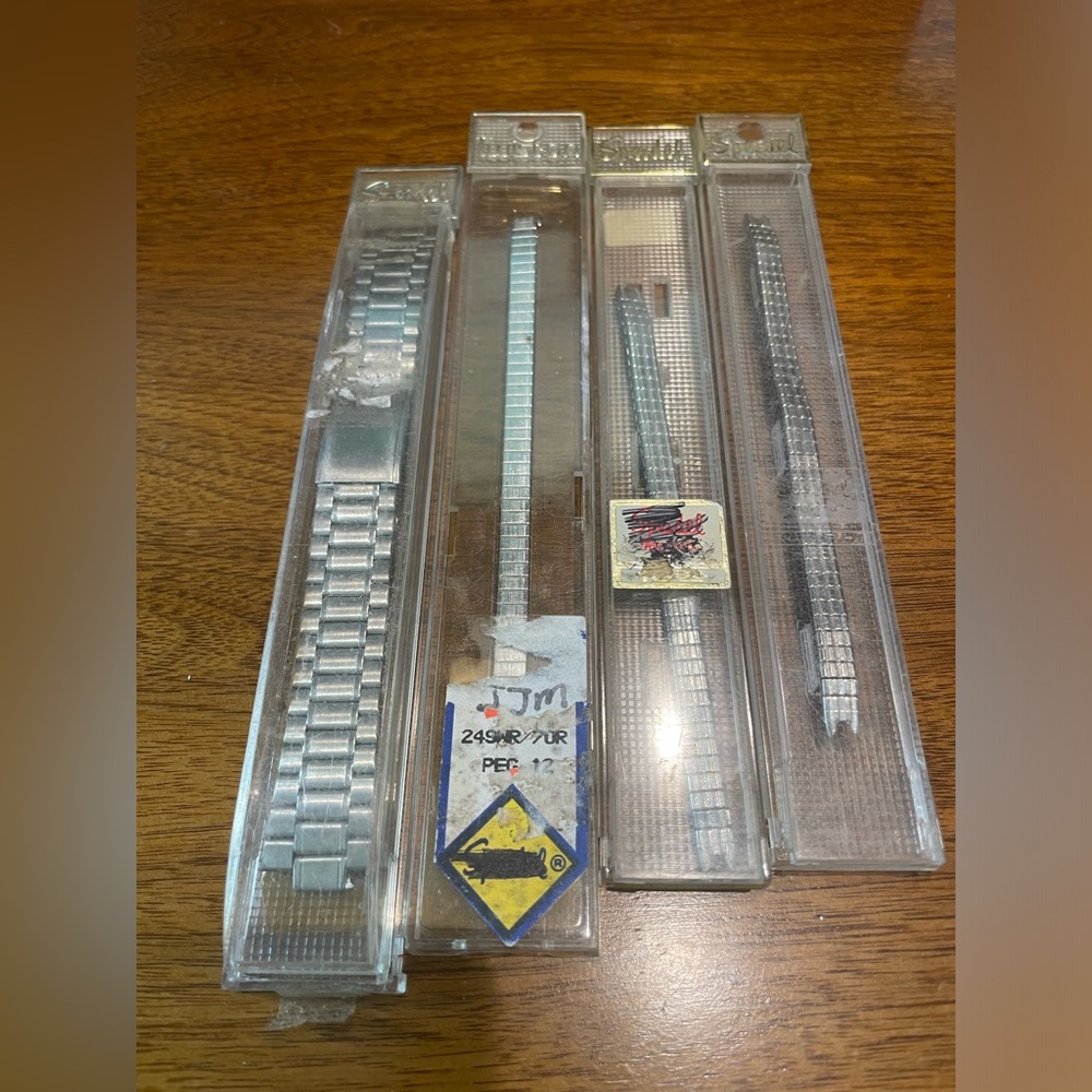 Lot of 4 Vintage Speidel Watch Bands